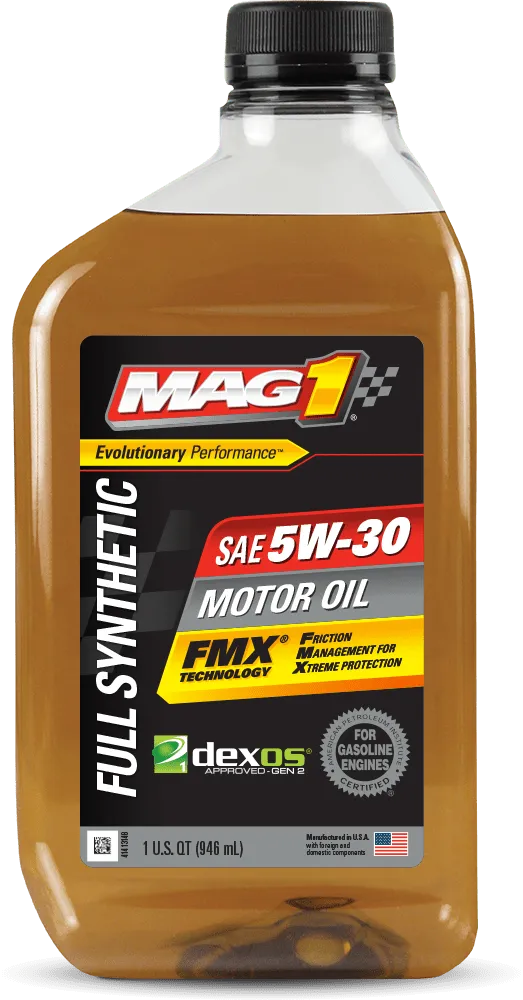 MAG 1 Full Synthetic SAE 5W-30 SM Revisión del aceite del motor