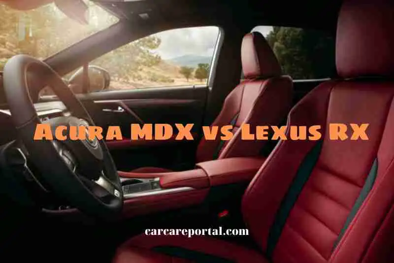 Is the Acura MDX bigger than the Lexus RX 350?