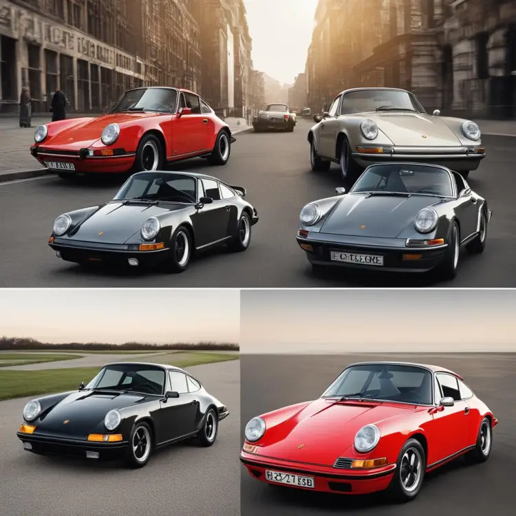 Various Porsche 911 Models